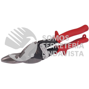 303L TIJERAS CON MANGO RUBBER GRIP PARA HOJALATERO TIPO AVIACION IZQUIERDA, 10" URREA