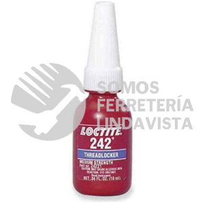 490180 242 490180 FIJADOR DE ROSCAS RESISTENCIA REMOVIBLE 10 ML LOCTITE