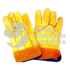 GELEP GUANTES PARA ELECTRICISTA DE PIEL DE RES CON PUÑO DE CARNAZA CORTO