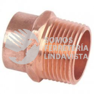 6903060 CONECTOR DE COBRE 1/2" CUERDA EXTERIOR NACIONAL