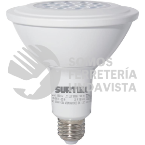 153107 LAMPARA DE LED TIPO PAR38, 20 W LUZ CALIDA SURTEK