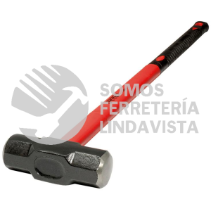 1440GFV MARRO OCTAGONAL CABEZA MAQUINADA CON MANGO DE FIBRA DE VIDRIO DE 36", 16 LB URREA