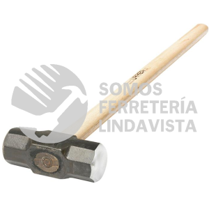 1439G MARRO OCTAGONAL CABEZA MAQUINADA CON MANGO DE HICKORY AMERICANO DE 36", 12 LB URREA