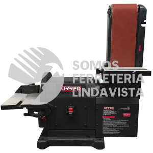 LE834 LIJADORA DE BANDA 4" X 36" Y DISCO ESTACIONARIA 8" 3/4 HP 120 V URREA