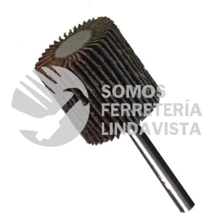 2612 RUEDA FLAP CHIP-CUT CON VASTAGO GRANO 80 (1"X1"X1/4") TENAZIT