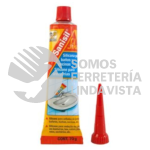 155014 SANISIL TRANSP TUBO 0 069 KG CAJA C/24 1 656 KG SIKA CONSTRUCCION