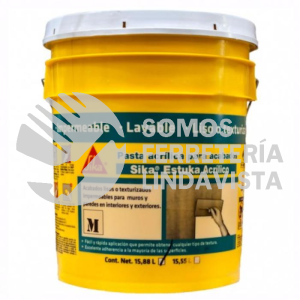 408375 SIKA ESTUKA ACRILICO M BLANCO CUBETA 28 KG SIKA CONSTRUCCION