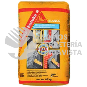 480716 SIKA ESTUKA N BASE BLANCO SACO 40 KG SIKA CONSTRUCCION
