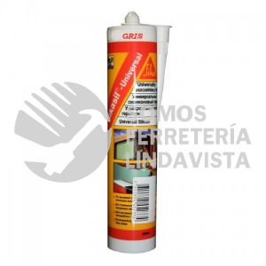 417735 SIKASIL UNIVERSAL GRIS CARTUCHO 280 ML SIKA CONSTRUCCION