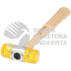 1383 MARTILLO CON TAPAS PLASTICAS CON MANGO DE MADERA DE 11-1/2", 13 OZ URREA