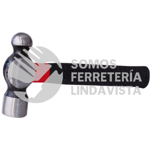 1324FVS MARTILLO DE BOLA FORJADA CON MANGO DE FIBRA DE VIDRIO ANTI-VIBRACION CORTO DE 9", 24 OZ URREA