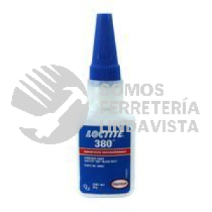 270762 380TM ADHESIVO INSTANTÁNEO BLACK MAX, TENAZ C29, BOTELLA 20 GR 380-03 LOCTITE