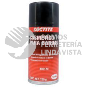 490179 COSMÉTICO PARA BANDAS, AEROSOL 250 GR LP120KA LOCTITE