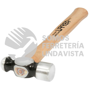 1312P MARTILLO MAQUINADO DE BOLA CON MANGO DE MADERA HICKORY AMERICANO DE 12-3/8", 12 OZ URREA