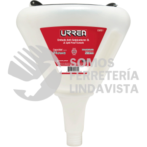 EMB1 EMBUDO ANTI-SALPICADURAS DE 3 LT URREA