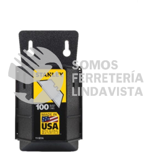 11-921A HOJA DE REPUESTO PARA CUTTER TRABAJO EXTRA PESADO 100 PZAS STANLEY