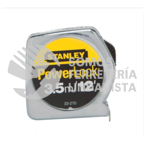 33-215MX CINTA METRICA POWERLOCK 3 5 MX1/2 PULG STANLEY