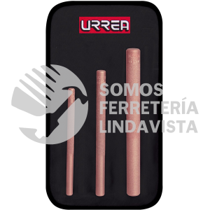 49903 JUEGO DE BOTADORES DE BRONCE, 3 PIEZAS URREA