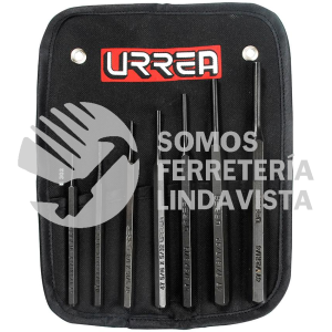 47A JUEGO DE PUNZONES BOTADORES RECTOS, 7 PIEZAS URREA