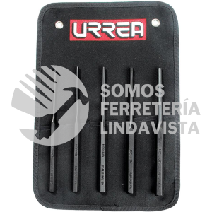 48A JUEGO DE PUNZONES LARGOS, 5 PIEZAS URREA
