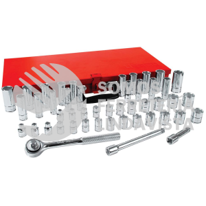 5200B JUEGO DE DADOS Y ACCESORIOS CUADRO DE 3/8" COMBINADO, 48 PIEZAS URREA