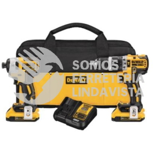 DCK287D2-B3 COMBO ROTOMARTILLO + LLAVE DE IMPACTO BRUSHLESS DEWALT