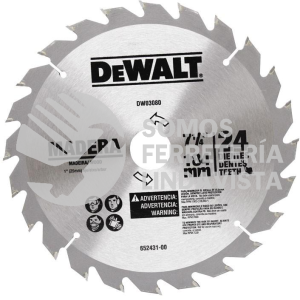 DW03080 DISCO SIERRA 7 1/4"X24 DDP CORTE MADERA DEWALT