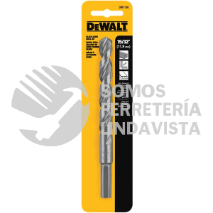 DW1130 BROCA HSS OXIDO NEGRO 15/32"X5-3/4" EN BLISTER DEWALT