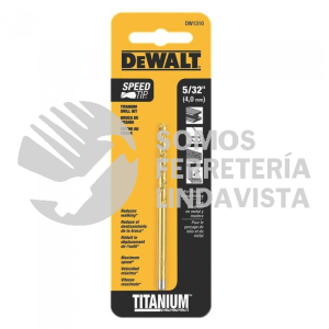 DW1310 5/32" BROCA C/PUNTA DE TITANIO-1 PZA DEWALT