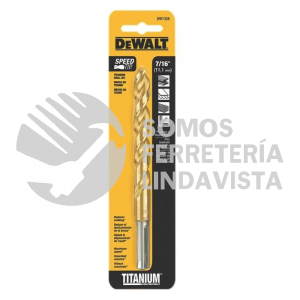 DW1328 7/16" BROCA C/PUNTA DE TITANIO-1 PZA DEWALT