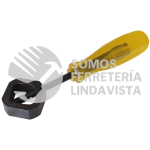 2108A PORTA CINCEL CUADRADO CON MANGO ERGONOMICO DE PLASTICO 8-1/2" URREA