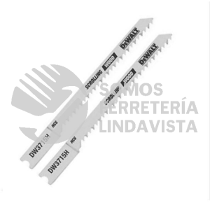DW3715H2 SEGUETA CORTE CURVO 3" 12DPP 2 PZAS DEWALT