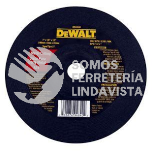 DW44840 DISCO ABRASIVO METAL 7"X1/8"X7/8 GR DEWALT