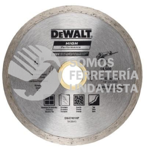 DW47401HP DISCO DIAMANTADO 4X0 080X5MM CONTINUO DE CORTE DEWALT