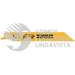 DW4845-2 SEGUETAS SIERRA SABLE 6" 10/14 DPP 2 PZAS DEWALT