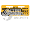 DWA1TS-7 JUEGO DE 7 PUNTAS TORX DE SEGURIDAD 1" DEWALT