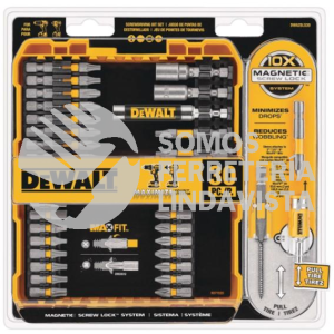 DWA2SLS30 JUEGO DE PUNTAS FLEX TORQ 30 PZAS DEWALT