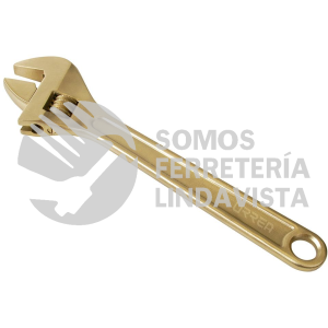 UH708 LLAVE AJUSTABLE DE BRONCE-ALUMINIO ANTICHISPA DE 8" URREA