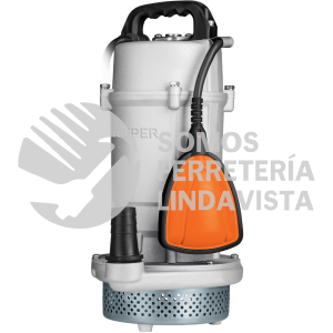 15003 BOS-1LPX BOMBA SUMERGIBLE METALICA PARA AGUA LIMPIA USO RUDO 1 HP TRUPER