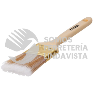 13339 BRT-2AS BROCHA CERDAS SINTETICAS 2" CORTE ANGULAR MANGO DE MADERA TRUPER