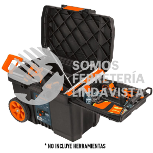 10902 CHP-23R CAJA PARA HERRAMIENTA DE 23" CON RUEDAS Y MANGO TELESCOPICO TRUPER