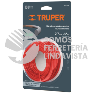 16945 HTA-105B ROLLO DE HILO PARA DESBROZADORA 2.7 MM X 12 M TRUPER