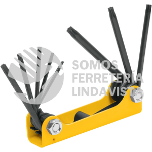 22725 TORX-8PG JUEGO DE 8 LLAVES TORX TIPO NAVAJA LAMINA A GRANEL PRETUL