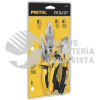 22966 JGO-PIN3X JUEGO DE 3 PINZAS 3 MANGO COMFORT GRIP PRETUL