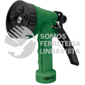 27014 PIM-55PG PISTOLA PARA RIEGO DE 5 FUNCIONES PLASTICA A GRANEL PRETUL