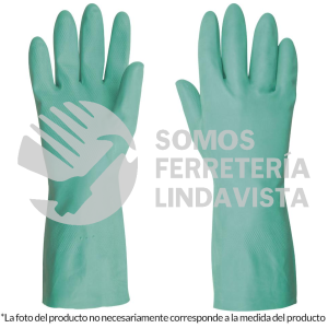 15324 GU-823 GUANTES DE NITRILO VERDE MULTIUSOS GRANDES TRUPER