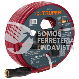 10864 COMBO-200 COMBO MANGUERA MAN-20X1/2X Y PISTOLA DE RIEGO PR-208 TRUPER