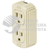 47041 COSO-DAG CONTACTO DE SOBREPONER DUPLEX 2 POLOS+TIERRA A GRANEL VOLTECK