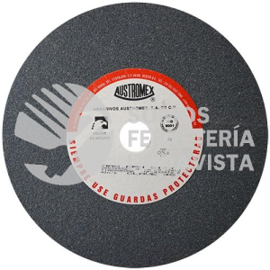 46 RUEDA ABRASIVA VITRIFICADA PARA ESMERILADO DE METAL TIPO 1 GRANO 60 (10"X1"X1") AUSTROMEX