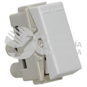 E2001BN INTERRUPTOR SENCILLO BLANCO APAGADOR MODUS 127V-10A BTICINO